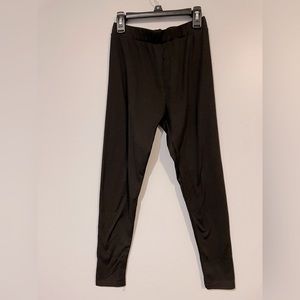 Fleece lined black leggings